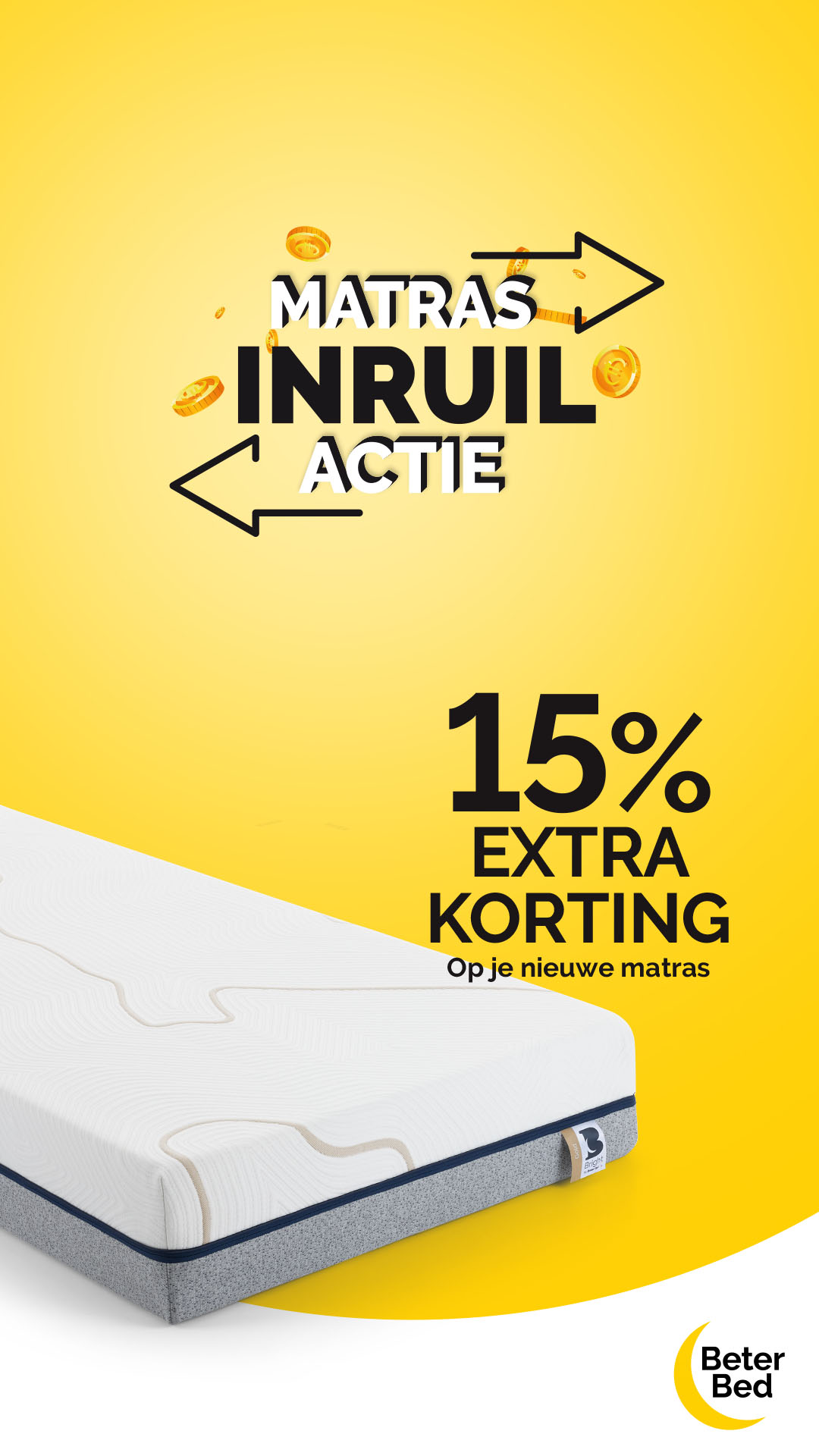 15% OP JE NIEUWE MATRAS