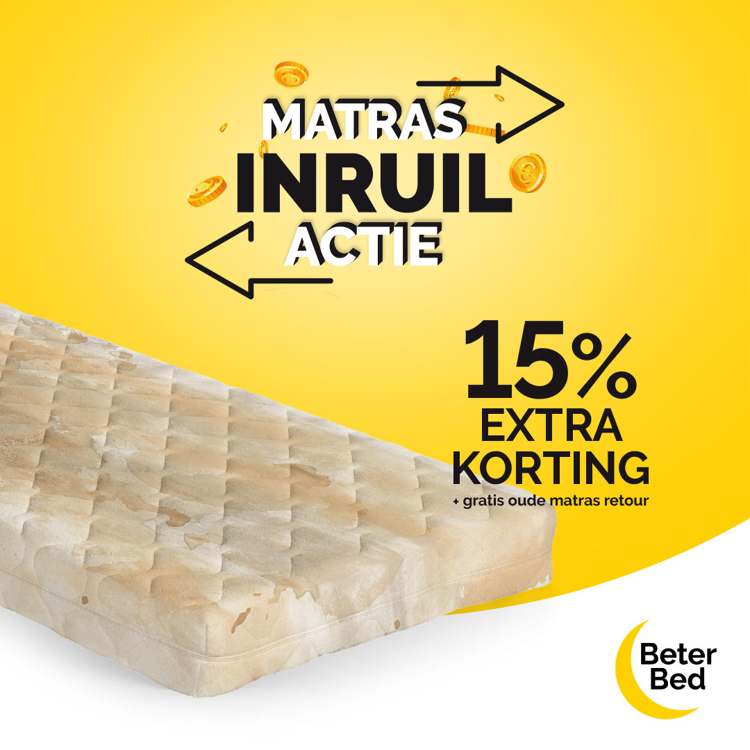 15% VIES GRATIS OUDE MATRAS RETOUR