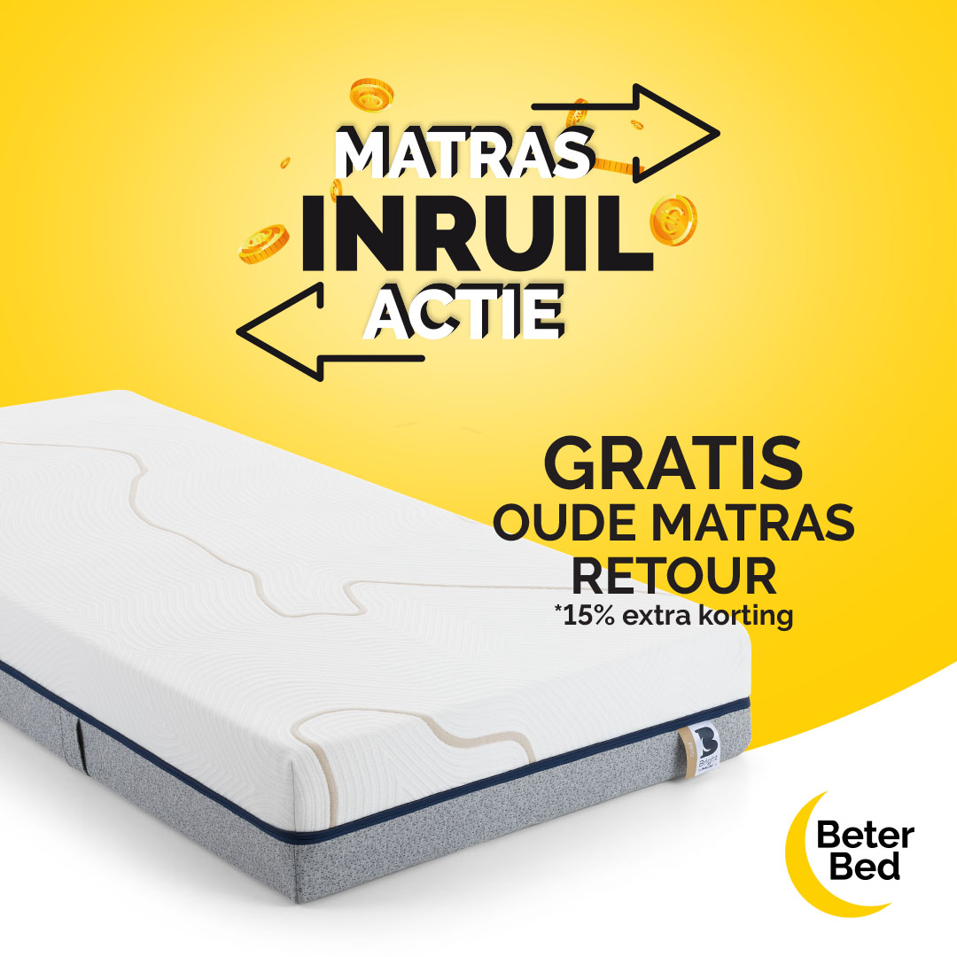 GOLD GRATIS OUDE MATRAS RETOUR +15%